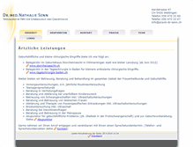 Tablet Screenshot of praxis-dr-senn.ch